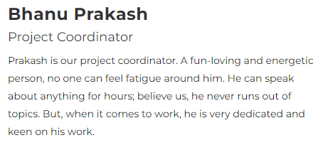Bhanu Prakash